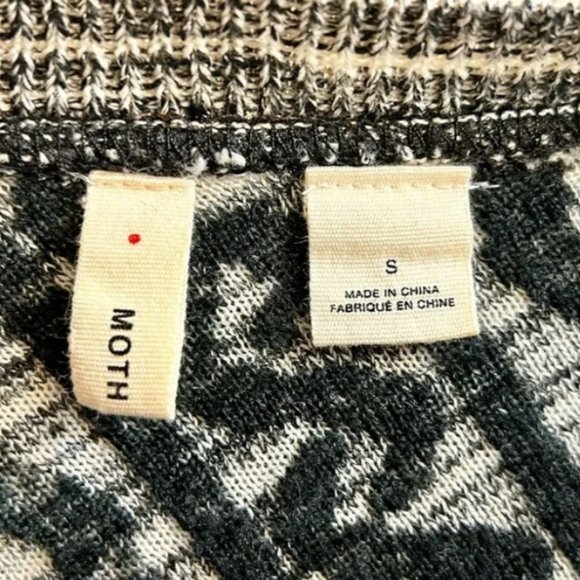 Anthropologie Moth Shaker Stitch Tunic / Sweater Dress - SZ SMALL - Picture 8 of 12